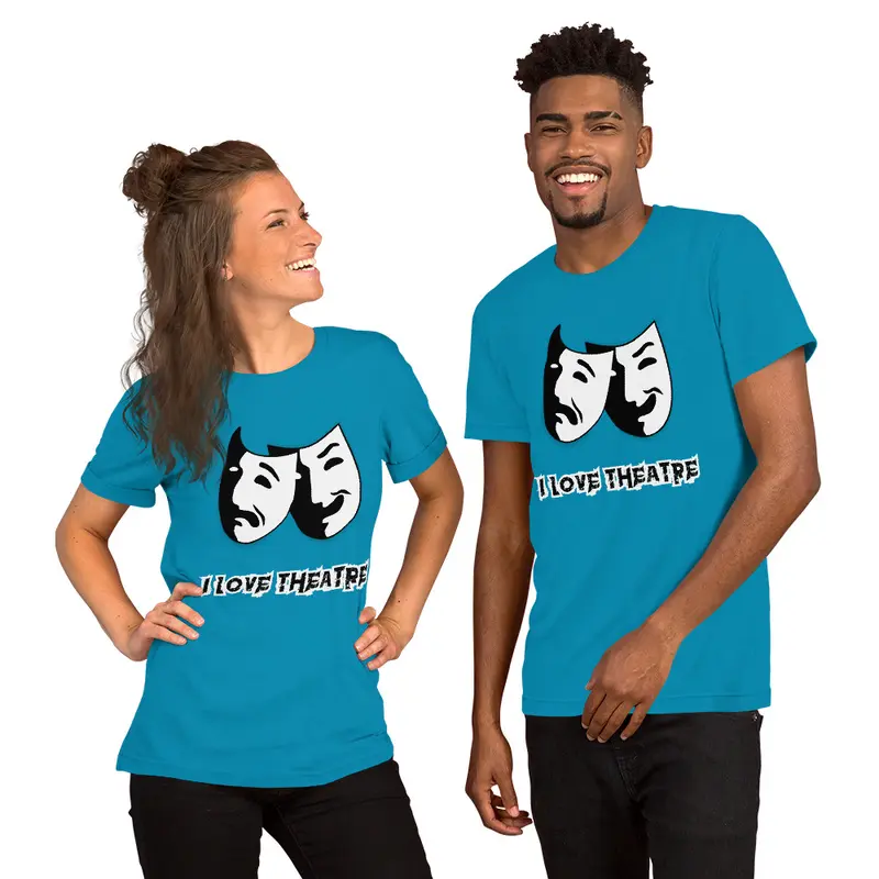 Unisex T-Shirt I Love Theatre