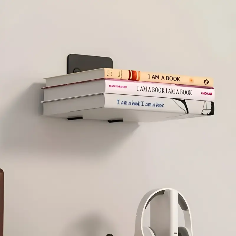 Unsichtbares - schwebendes Bücherregal Wandmontage