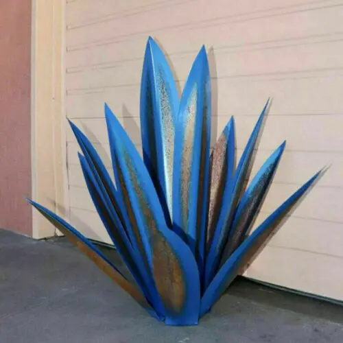 Verano Metalen Agave Tuinbeeld – Weerbestendig met Grondpen