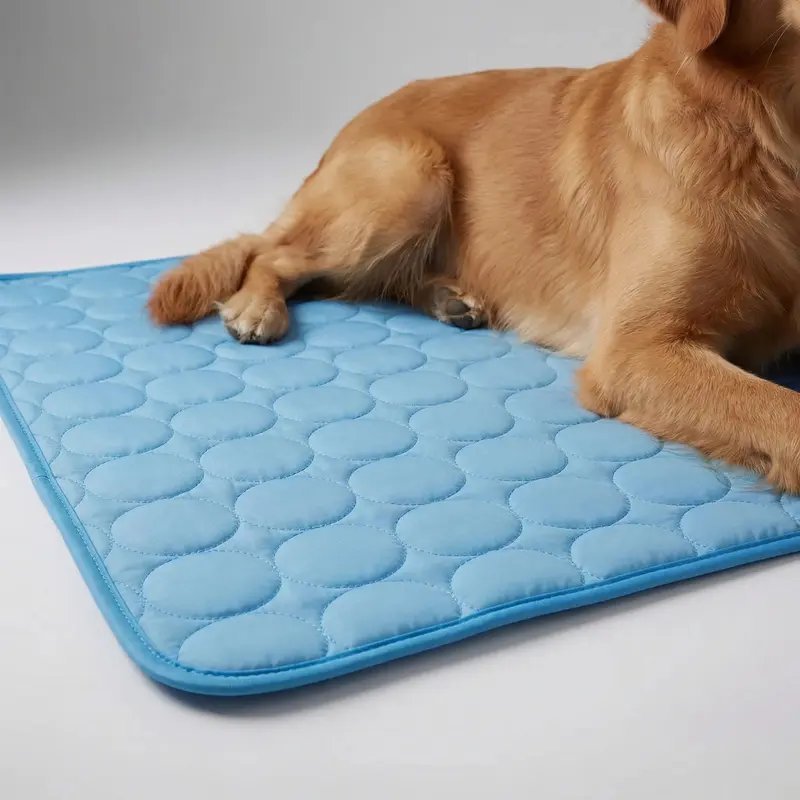 Verkoelende ligmat – kiezelmotief voor hond en kat, zes formaten