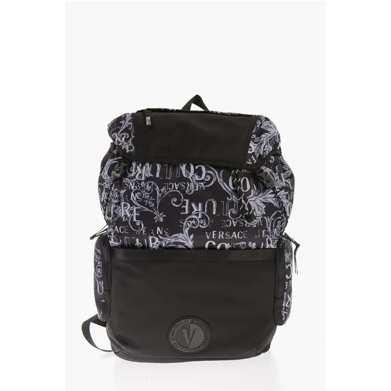 Versace Bicolor Polyester Backpack