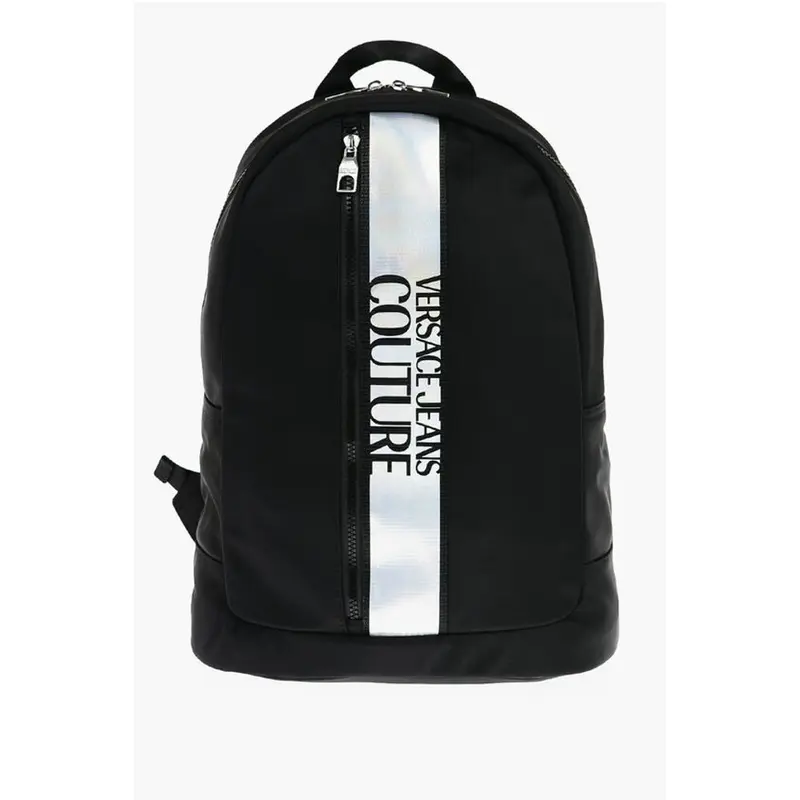 Versace Black Polyamide Backpack