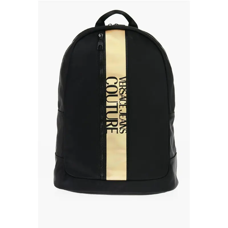 Versace Black Polyamide Backpack