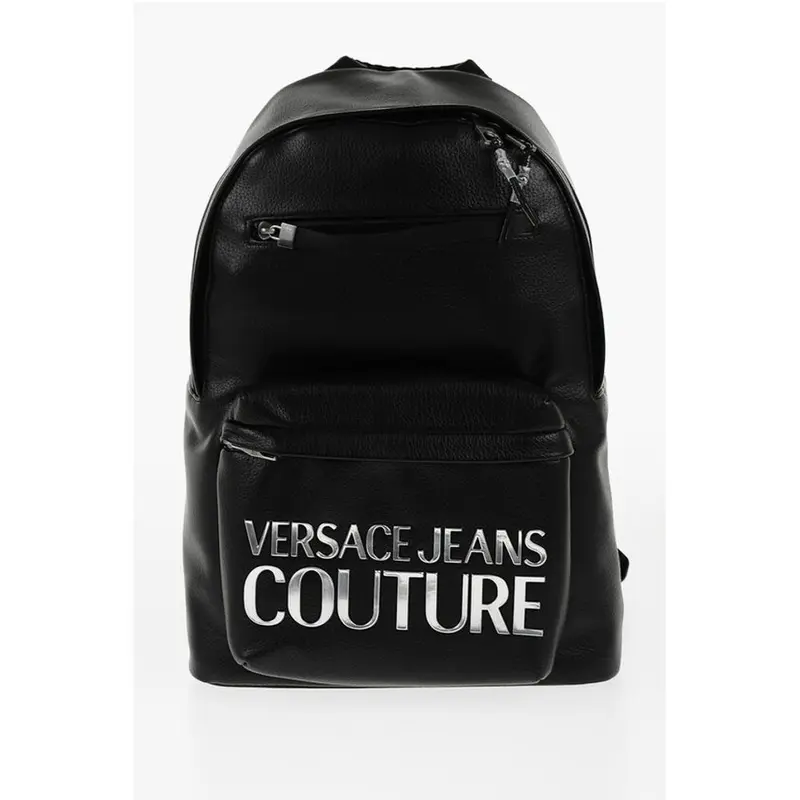 Versace Black Polyethylene Backpack