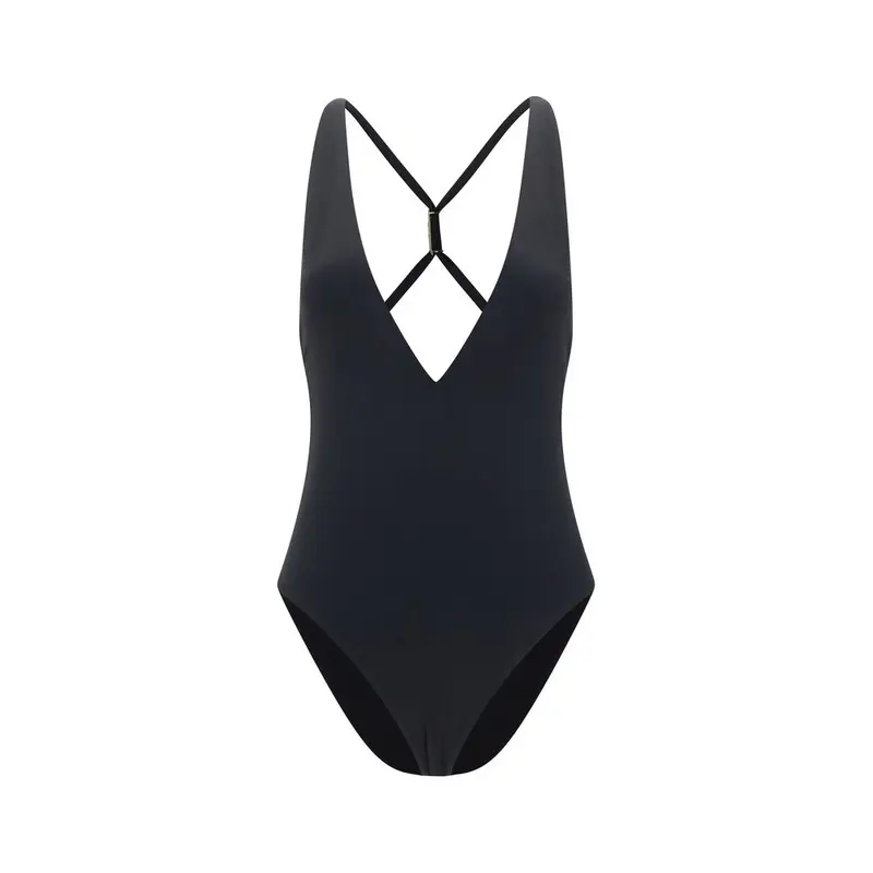 Versace Safety Pin One Piece Swimsuit
