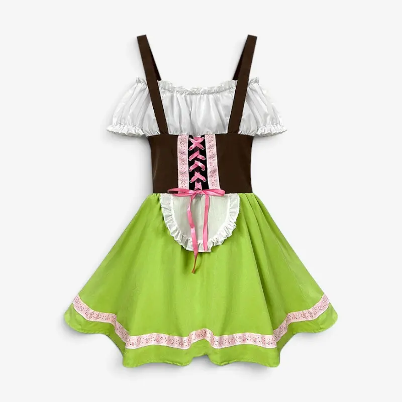 Verspieltes Trachtenkleid für Mädchen mit Rüschen