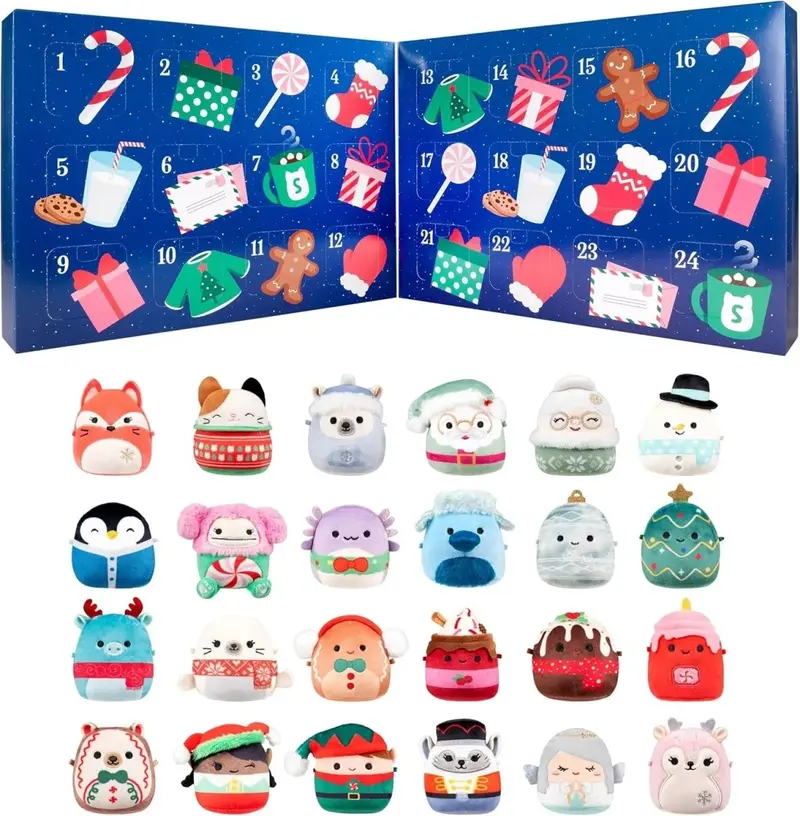 Verzamelkalender voor december – 24 vensters met minifiguren van 3 cm