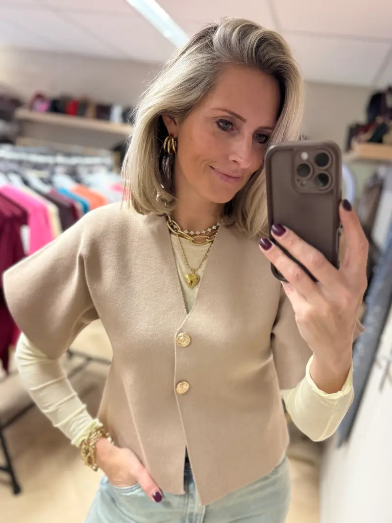 Vest Claire Caramel