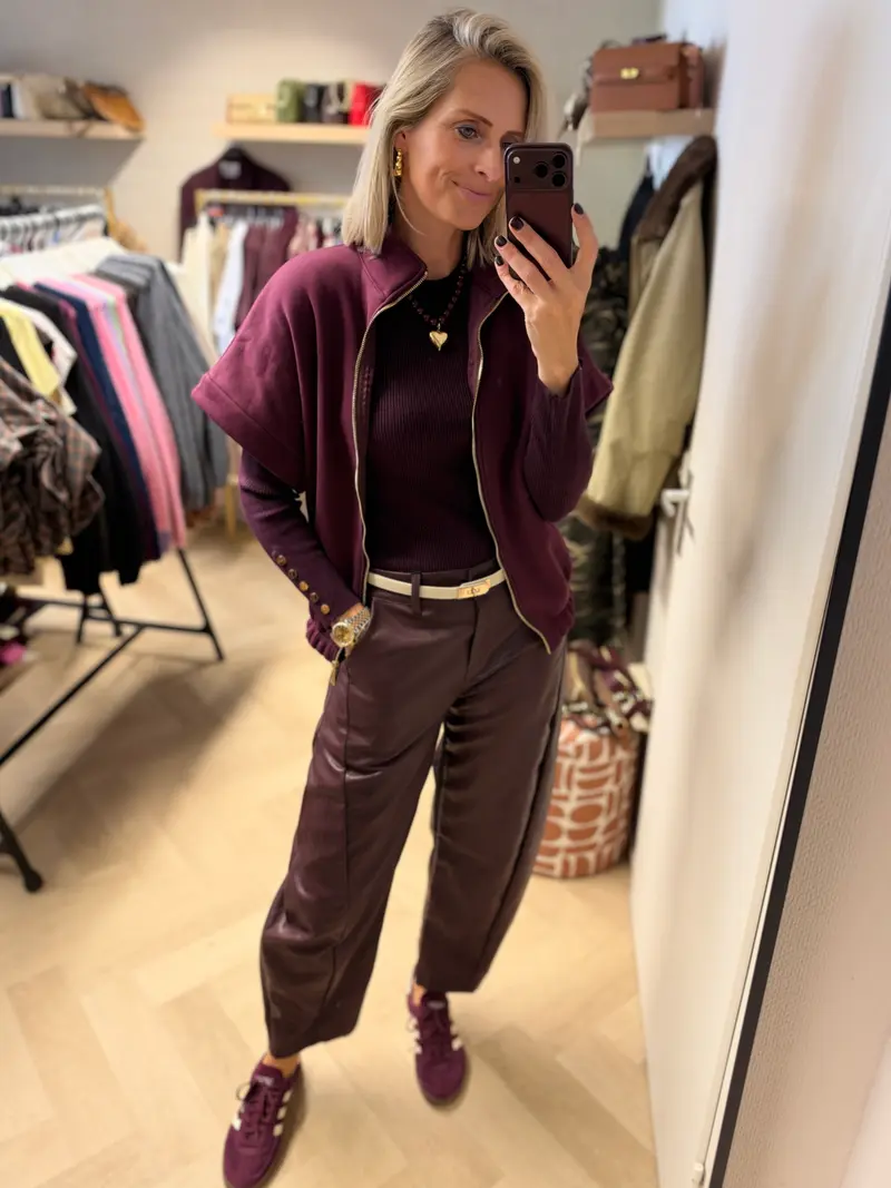Vest Kirsten Jogging Plum