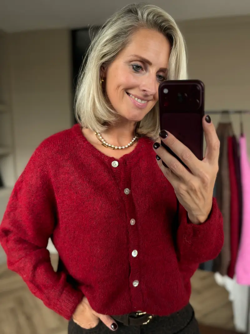 Vest Vito Burgundy