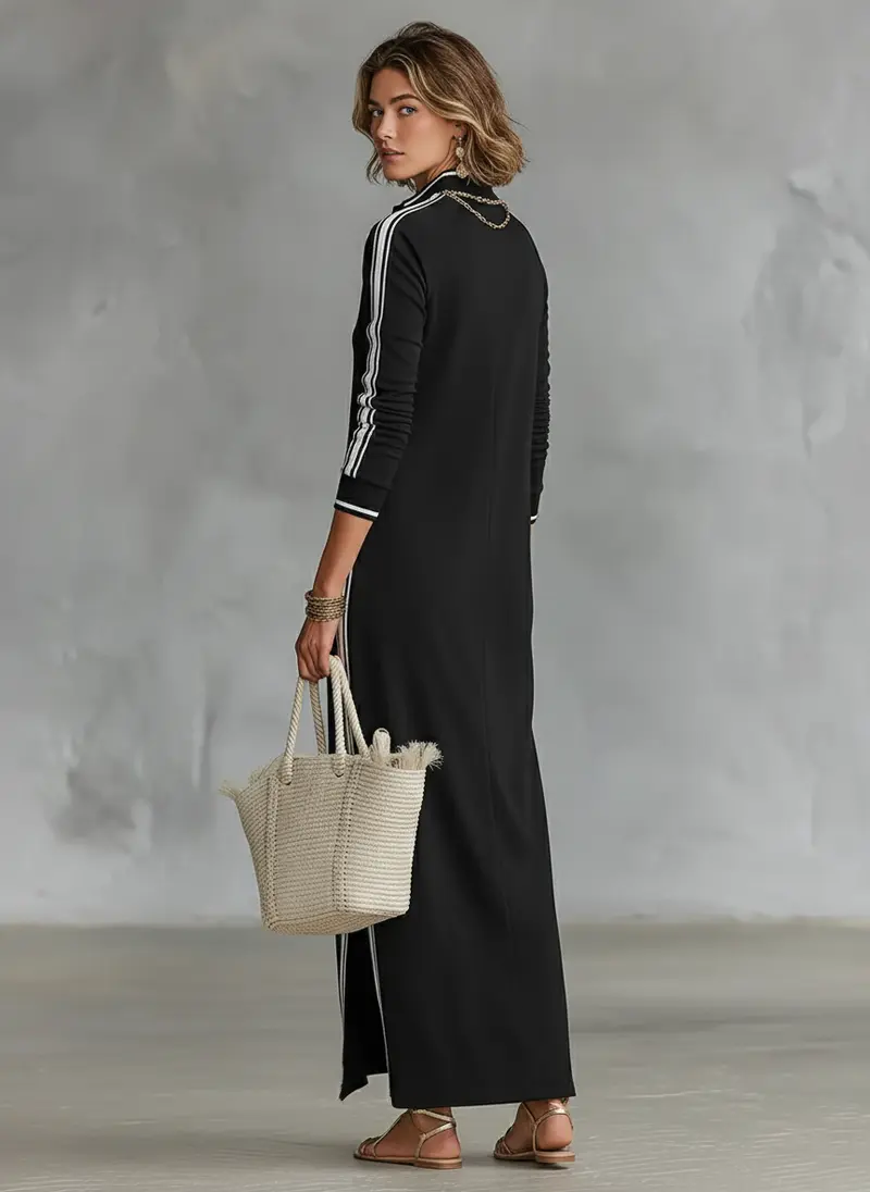 Victoria | Damen Elegantes Abendkleid aus Sweatshirt