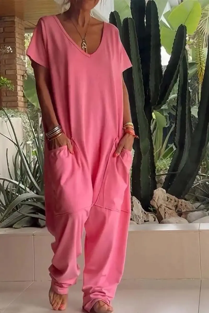 Victoria | Eleganter und bequemer Jumpsuit mit weitem Bein