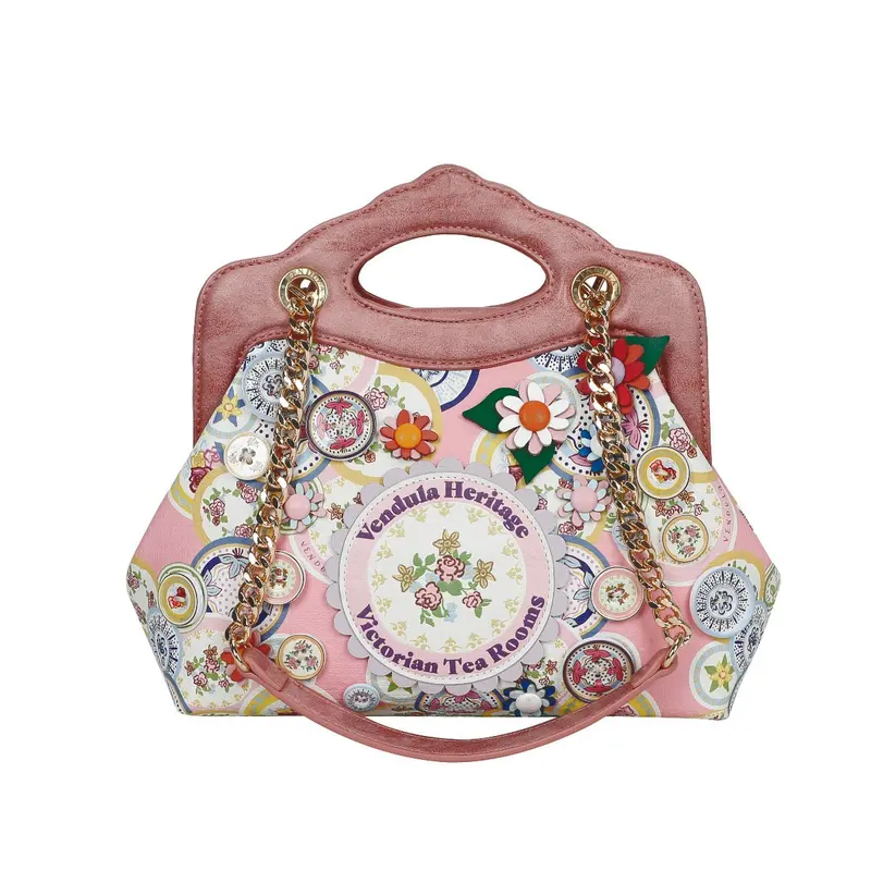 Victorian Tea Rooms Ornate Handle Bubble Bag