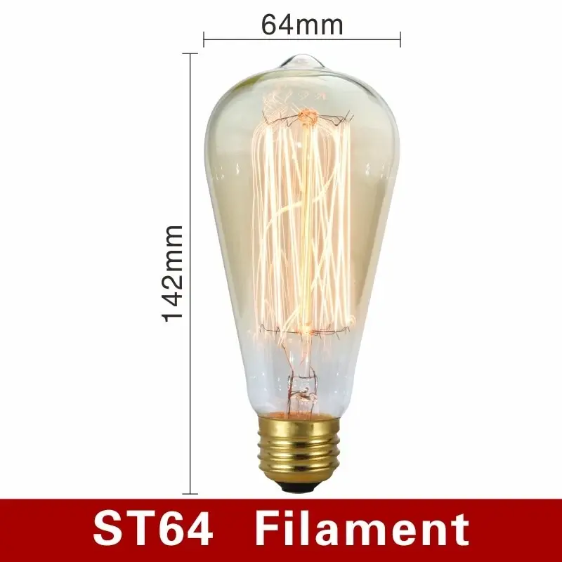 Vintage gloeilampen met E27-fitting – warm dimbaar sfeerlicht