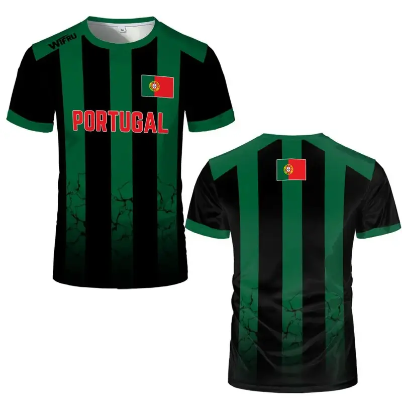 Voetbalshirt Portugal – Supportersshirt met Sneldrogend Materiaal