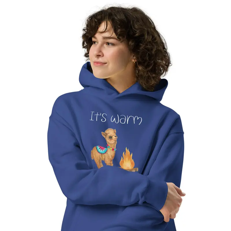 Volwassen Alpaca-Hoodie!