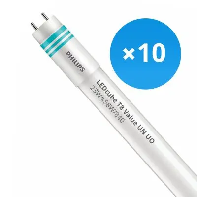 Vorteilspaket - 10x Philips LED Röhre T8 MASTER Value (UN)