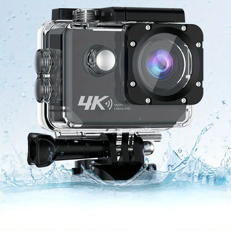 VortexCam - Waterbestendige 4K Action Camera Met WiFi Controle