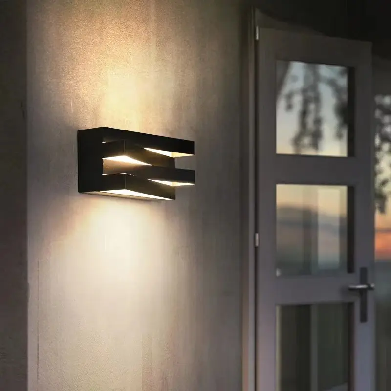 Vortia - LED-Außenwandleuchte IP65 aus Aluminium und