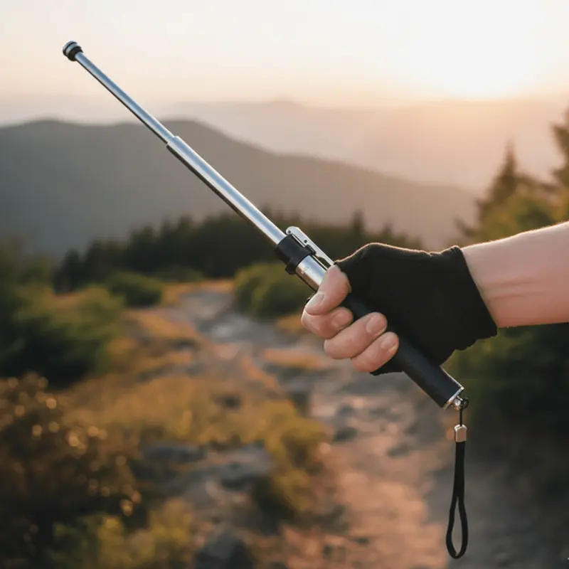 Wandelstok Uitschuifbaar – Automatisch Uitschuifsysteem en Antislipgreep
