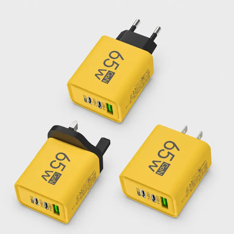 Wandlader – compacte GaN-lader met usb-c- en usb-a-poorten
