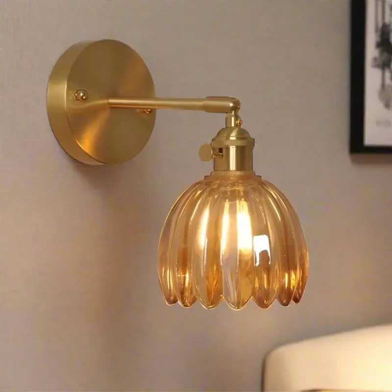 Wandlamp van Glas - Vintage Charme voor een Tijdloze Sfeer