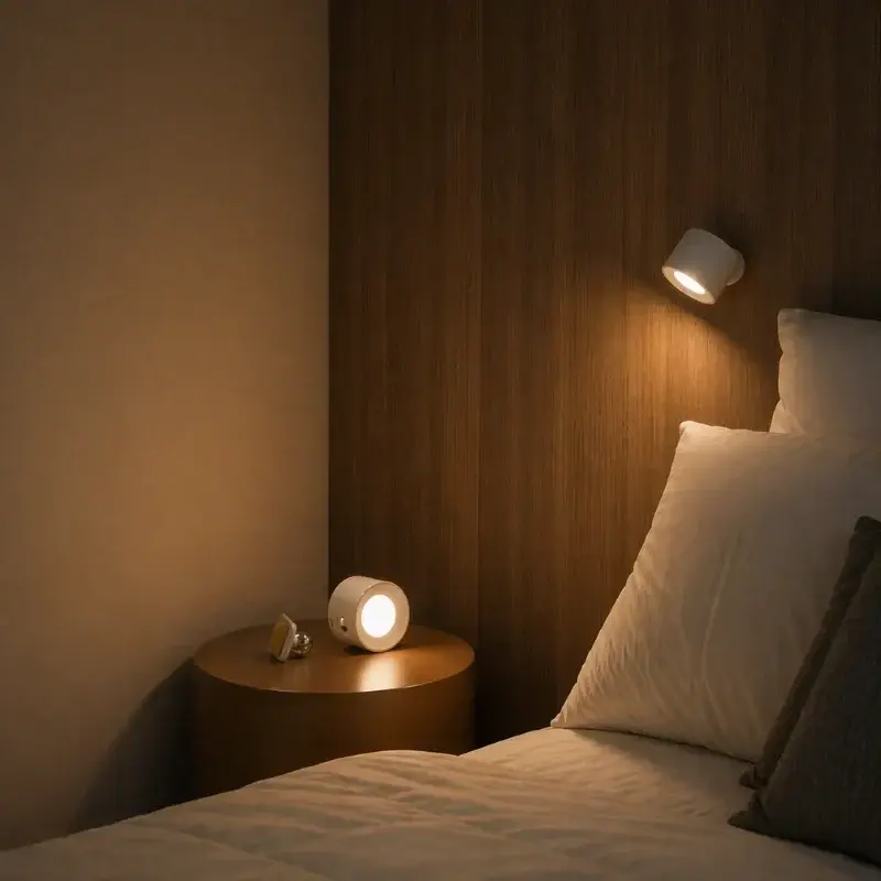 Wandlamp zonder snoer – magnetisch, 360° draaibaar en dimbaar