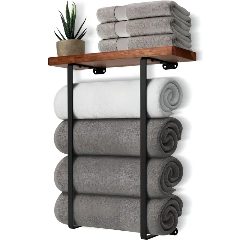 Wandmontierter - DoppeHandtuchhalter Wandmontage doppelte