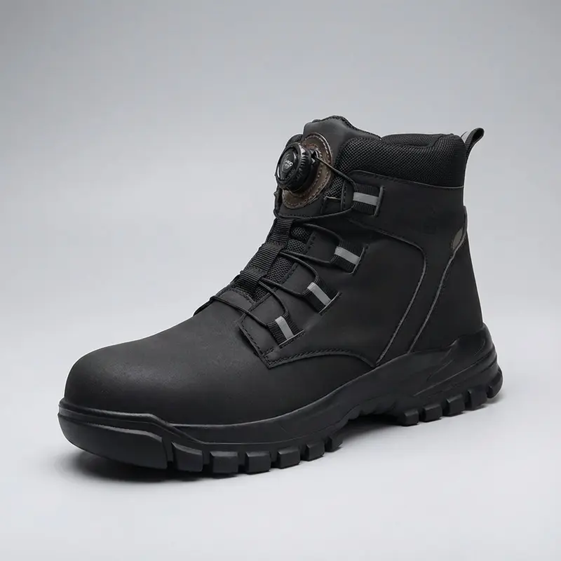 Werkschoenen – enkelhoog model met dichte bovenzijde en neusversterking