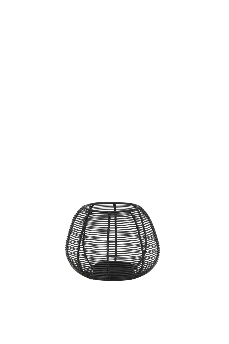 Windlicht Odeto mat zwart XS Light & Living