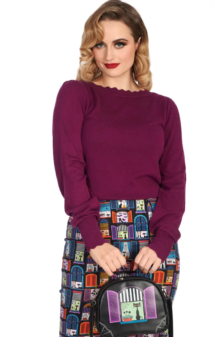 WINDOW CAT SHOULDER BAG