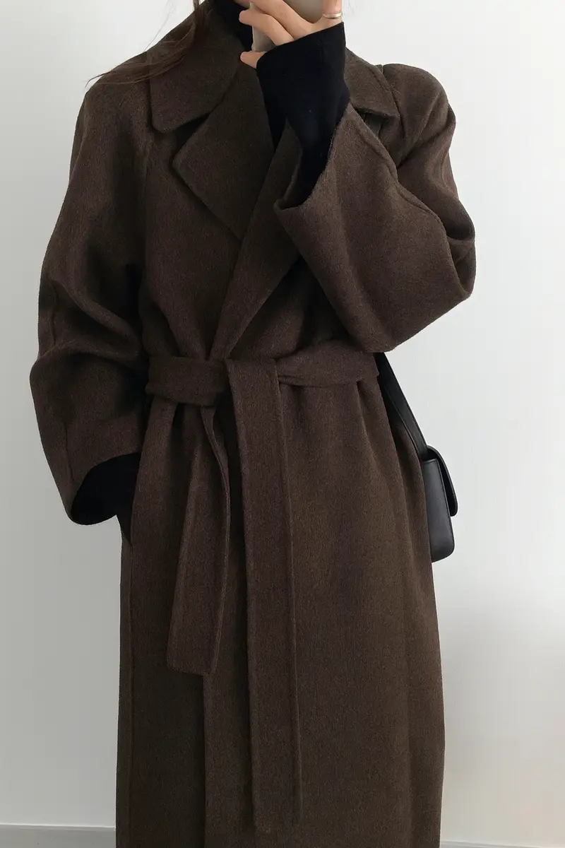 Women's Long Wool Coat, Classic and Timeless Style