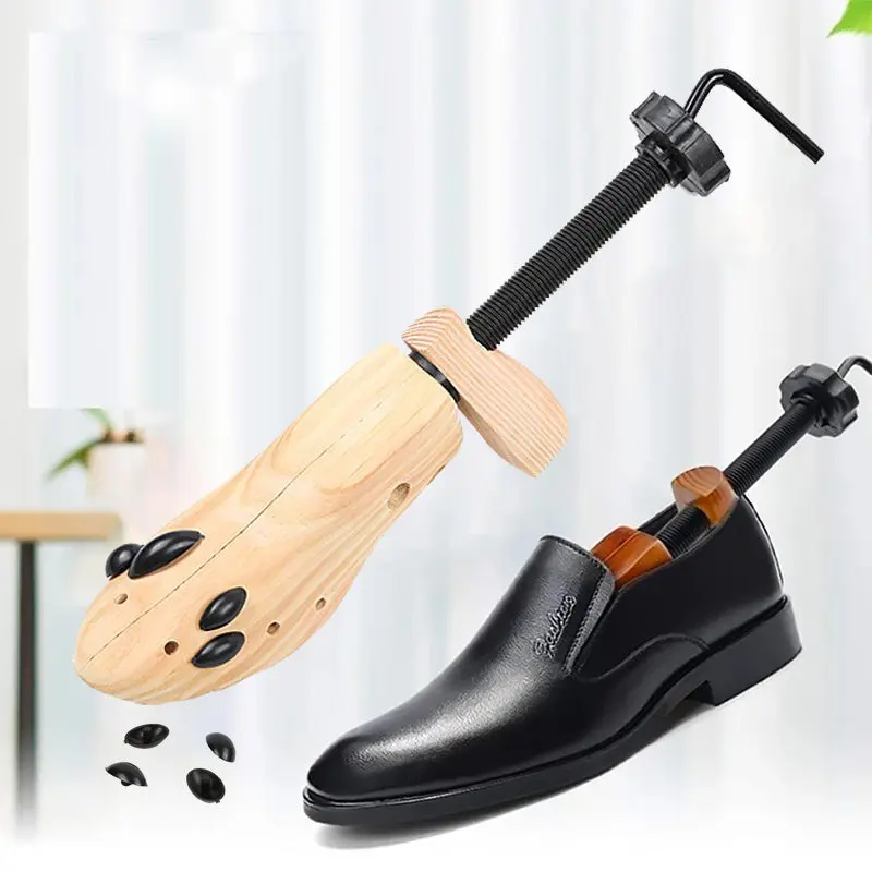 Wooden Shoe Inserts – Adjustable for Women and Men, Ideal for Sneakers and Dress Shoes