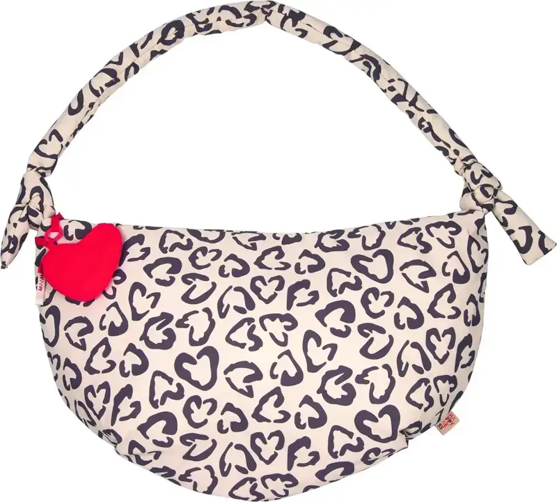 Zachte Shopper met hartjes print