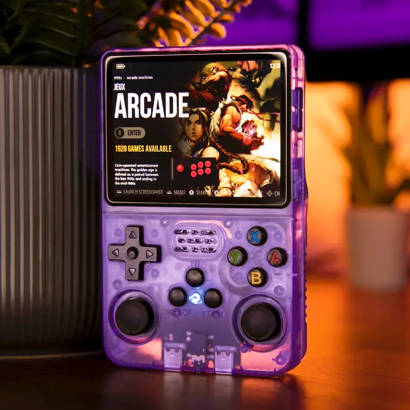 Zakconsole – 3,5 inch IPS-scherm, 25.000 spellen en acht uur accu