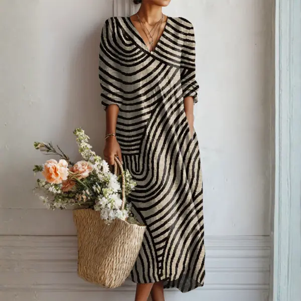 Zeitloses Vintage-Kleid für Damen – Klassisch-eleganter Retro-Stil