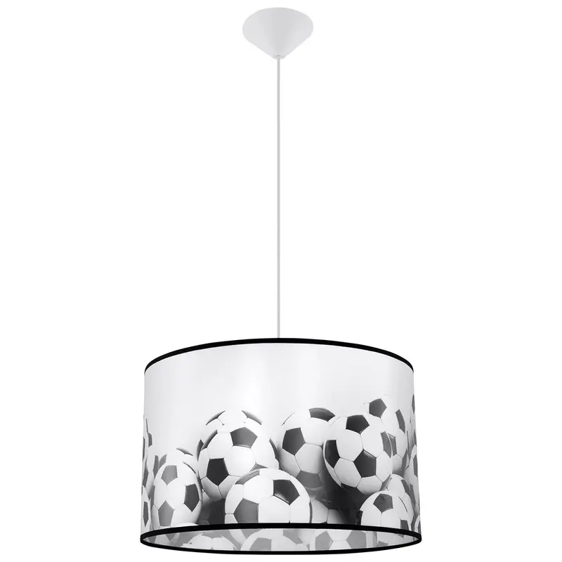 Zenita - Kinderzimmer-Hängeleuchte im Fußball-Design