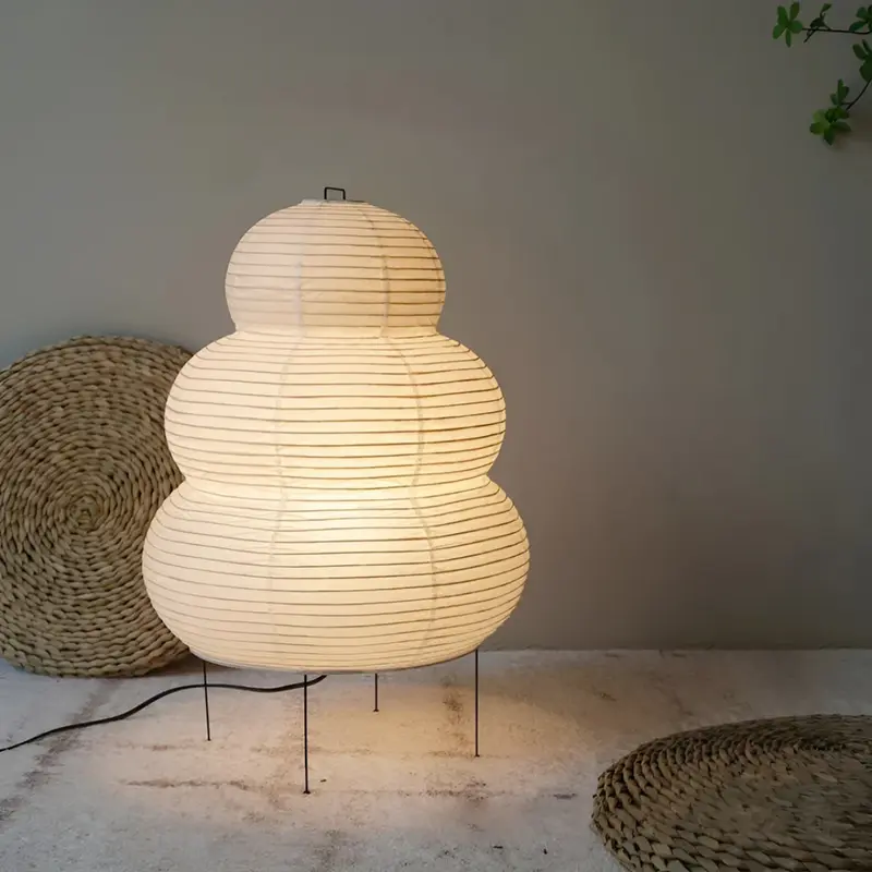 Zenko - Japanse Staande Lamp van Rijstpapier | Minimalistische Vloerlamp met Warme Sfeerverlichting