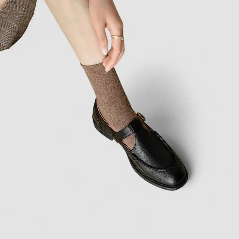 Zhelynne | Orthopedic Mary Jane Shoes with Square Toe Design
