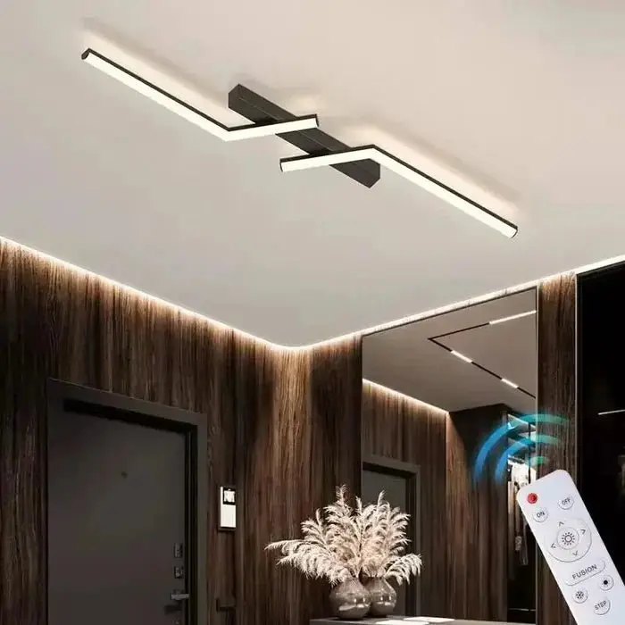 Zigzag LED Design Ceiling Light - Modern Geometric Pendant Light