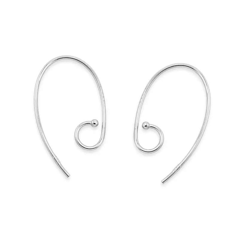 Zilveren Spiraal Oorbellen Dames - Zilver