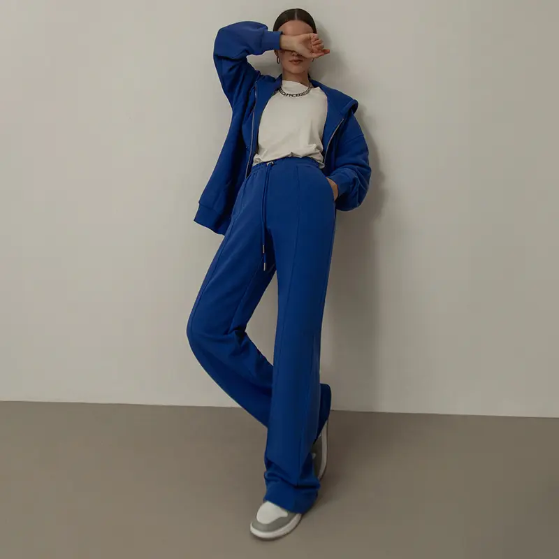 Zweiteiliges Hoodie-Set mit Relax-Fit